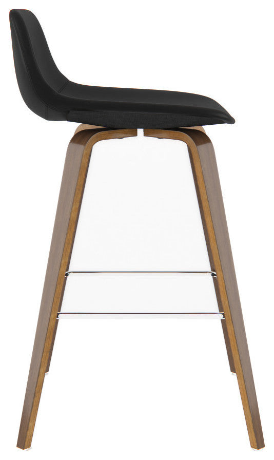 Randolph Bentwood Counter Stool, Set of 2, Black