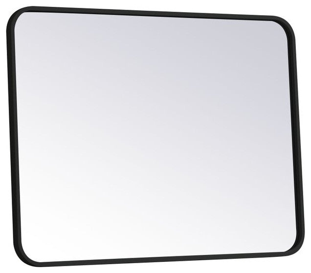 Elegant Decor Evermore Vanity Mirror Black