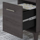Bush Somerset 72" Sit to Stand L Shaped Desk With Hutch, Storm Gray