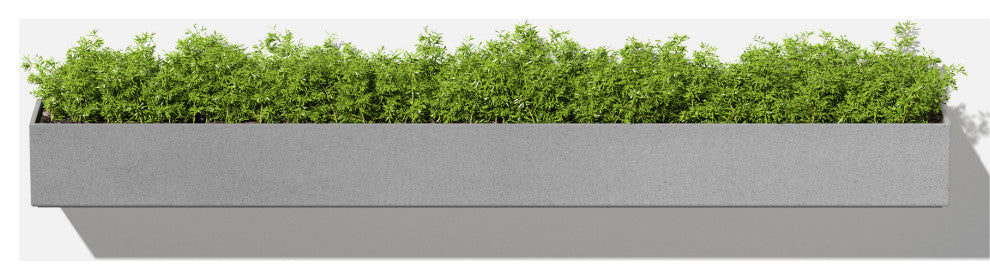 Veadek Geo Series Hanging Planter, Grey, 32", 1 Pack