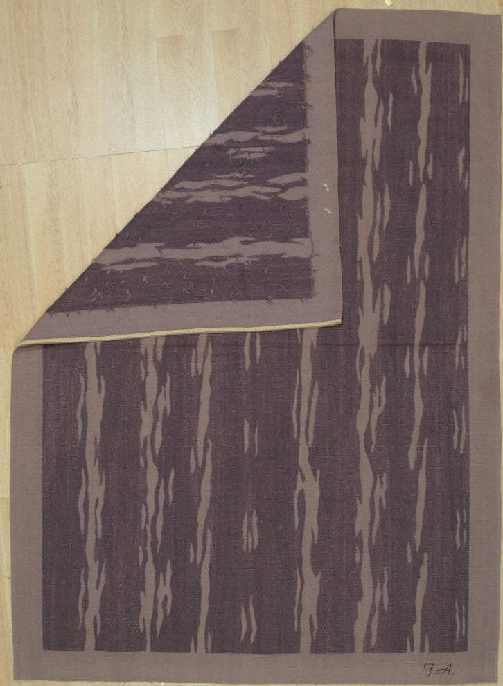 Purple Contemporary Modern Modern Flat Weave Area Rug