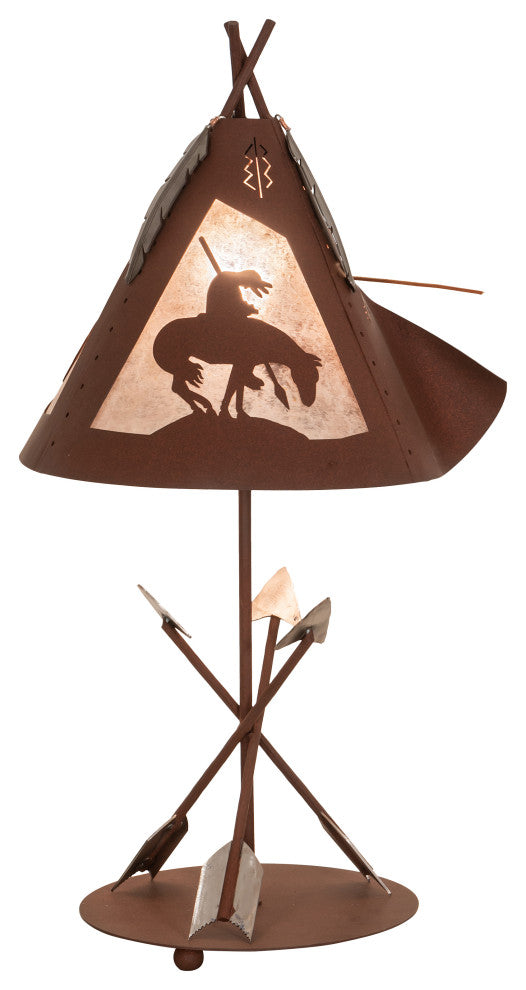 27 High Trails End Table Lamp