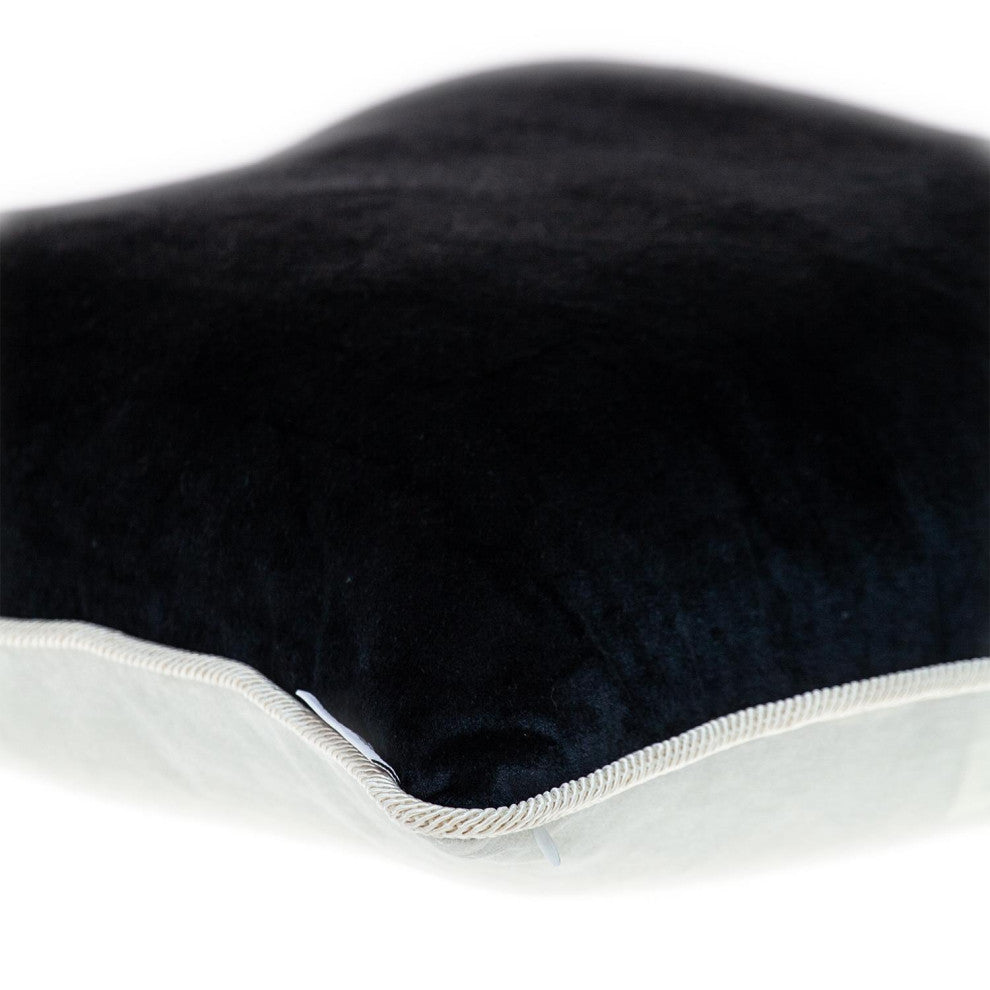 Parkland Collection Maia White Throw Pillow, Square