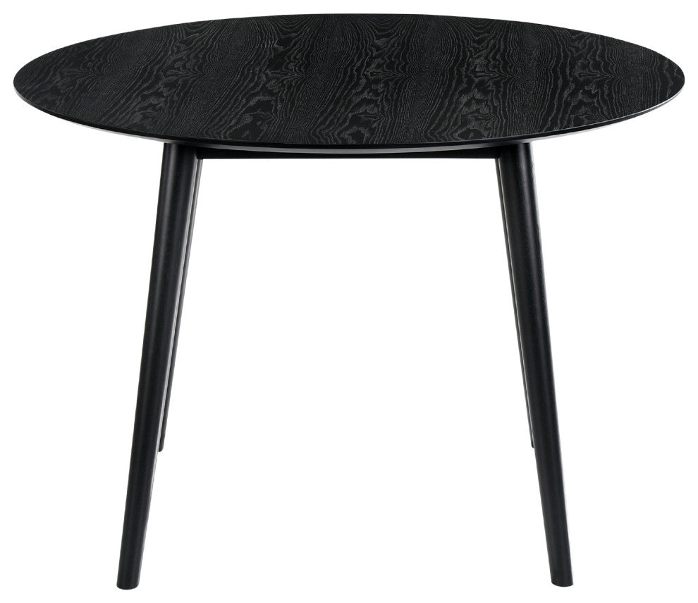 Arcadia Round Dining Table, Black, 42"