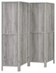 4-Panel Folding Screen, Gray Driftwood