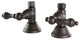 Kingston Brass Straight Stop Shut Off Valve, Oil Rubbed Bronze