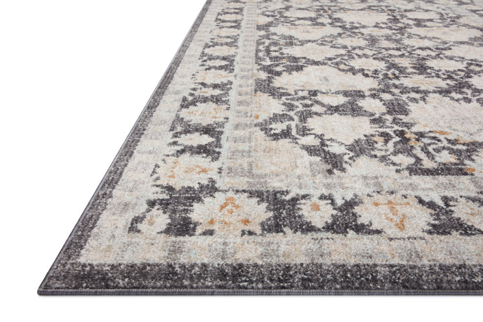 Loloi II Monroe Charcoal / Natural 18" x 18" Sample Rug