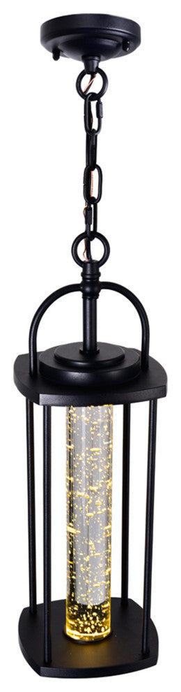 Greenwood LED Outdoor Black Pendant