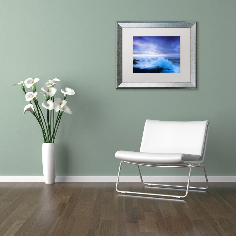 Philippe Sainte-Laudy 'Blue Collection' Matted Framed Art