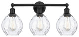 Innovations 616-3W-BK-G362 Waverly 3 Light 24" Bath Vanity Light, Matte Black