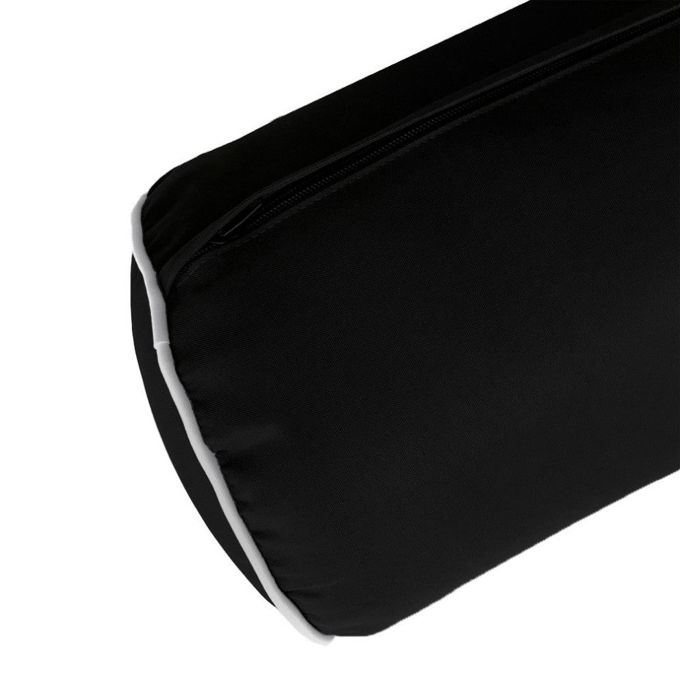 Style5 Twin Contrast Pipe Outdoor Mattress Bolster Slip Cover COMPLETE SET AD109