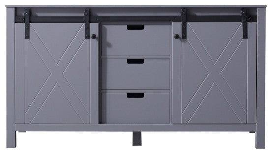 Marsyas 60" Dark Gray Vanity Cabinet Only