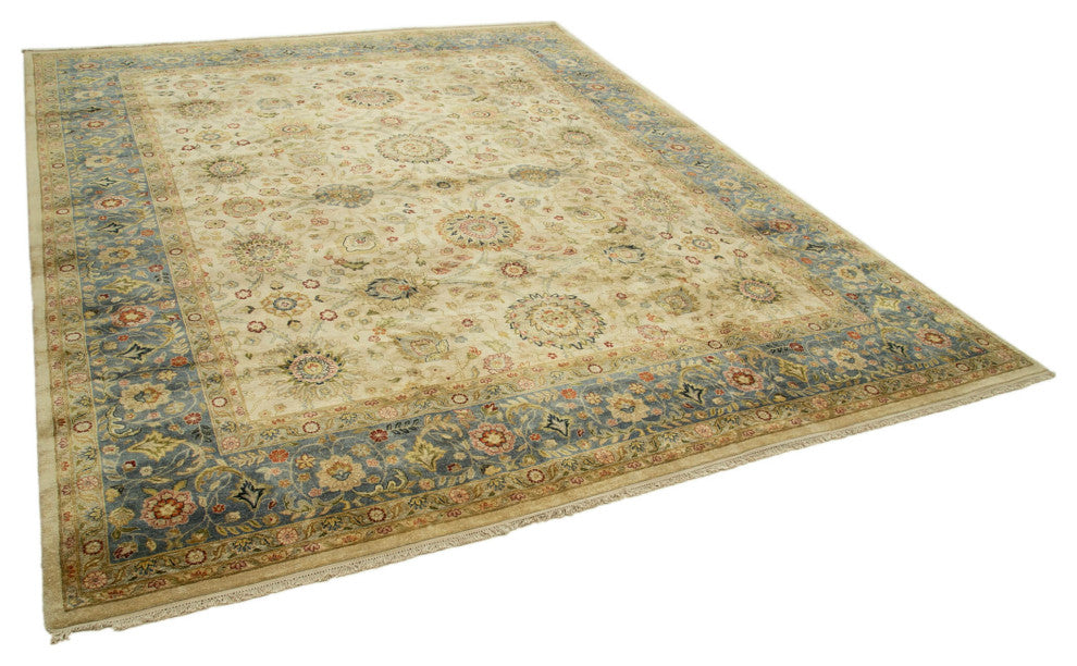 Rug N Carpet - Handwoven Oriental 12' 0" x 14' 8" Oversize Oushak Area Rug