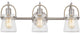 Quoizel STF8624BN Three Light Bath, Brushed Nickel Finish