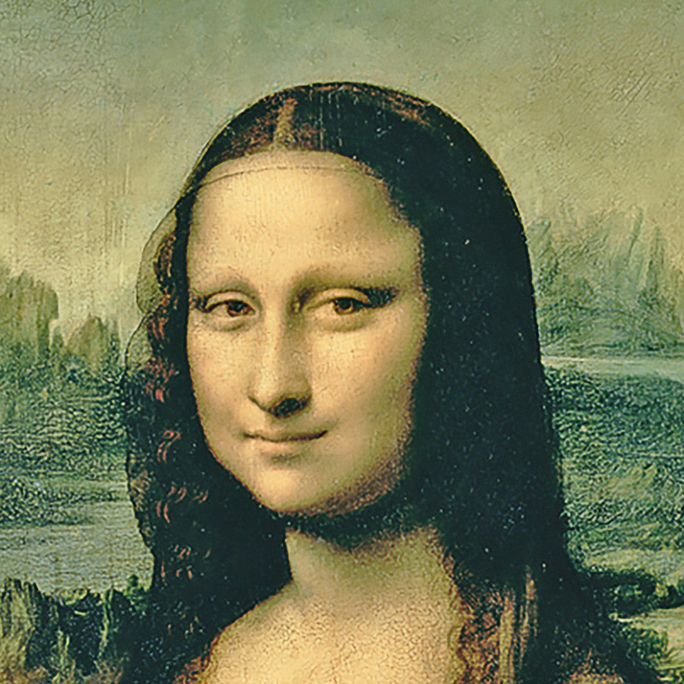 "Mona Lisa" Stretched Canvas Replica, 28"x37"