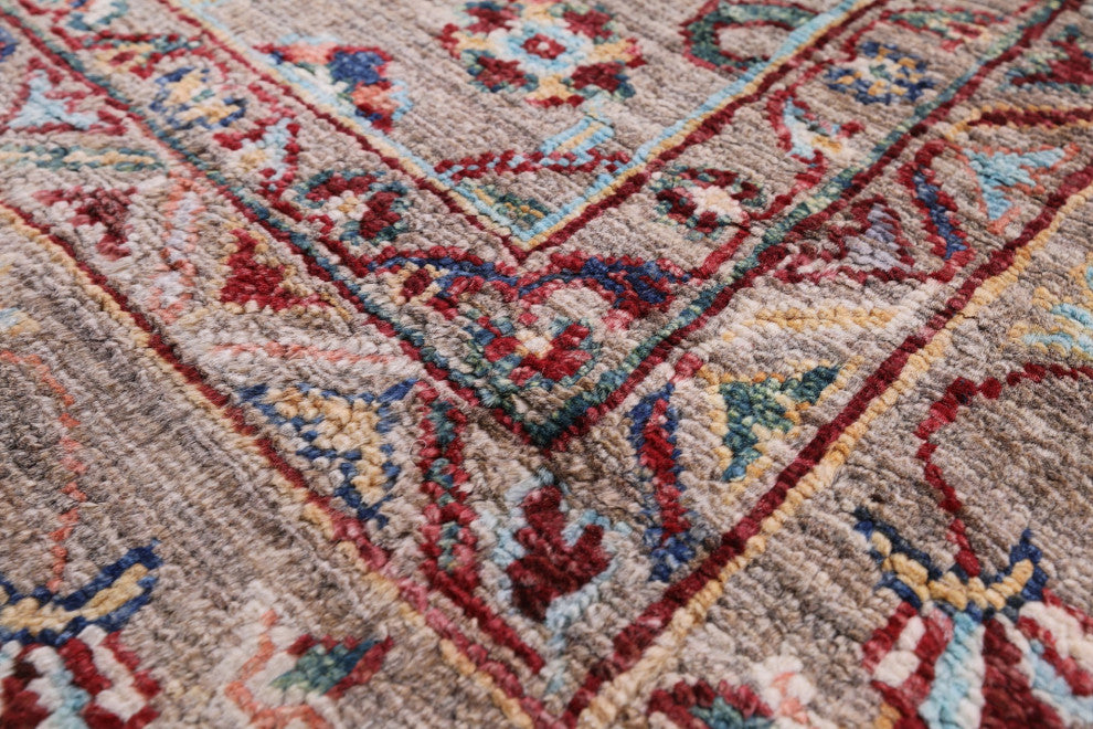Persian Tabriz Handmade Wool Rug 8' 2" X 11' 6" Q10112