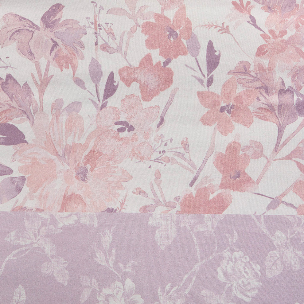 Intelligent Design Oliena Floral Paisley Comforter Set, Pink