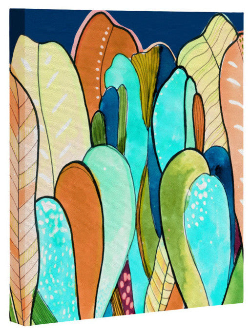 Deny Designs Cayenablanca Caribbean Seaweeds Art Canvas