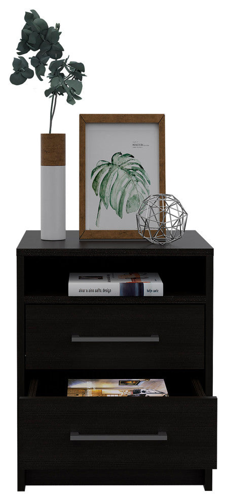 Leyva Nightstand, Black