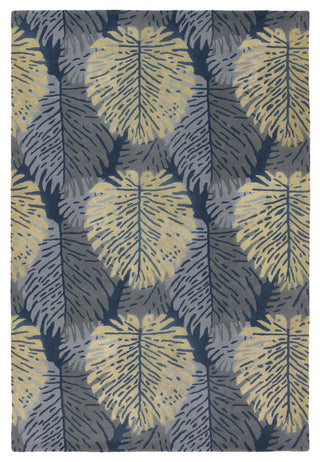 Alfred Shaheen Palm Area Rug, 7'9"x10'6"
