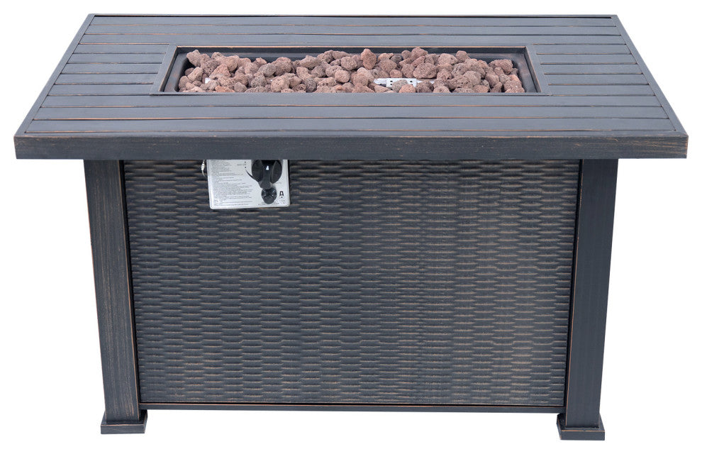 Cocoa 42" Steel Propane Fire Pit Table