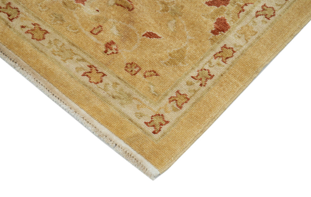 Rug N Carpet - Hand-Knotted Oriental 2' 9" x 11' 10" Runner Oushak Area Rug