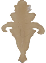 3"W x 4 1/2"H x 1/2"P Small Foliage Onlay