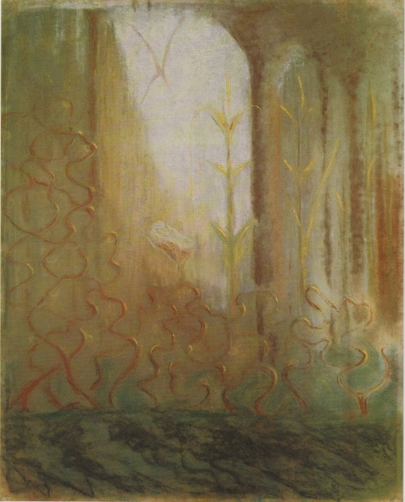 Mikalojus Ciurlionis The Worlds of Mars, 20"x25" Wall Decal