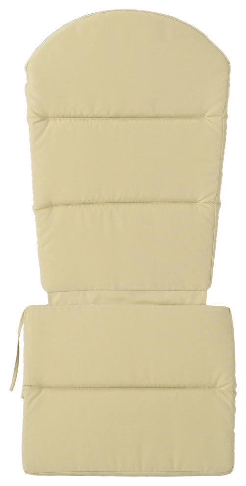 Malibu Outdoor Water-Resistant Adirondack Chair Cushions, Set of 2, Khaki