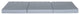Mission Deep Seating Cushion Set, Gray, 75 Inch, Seat