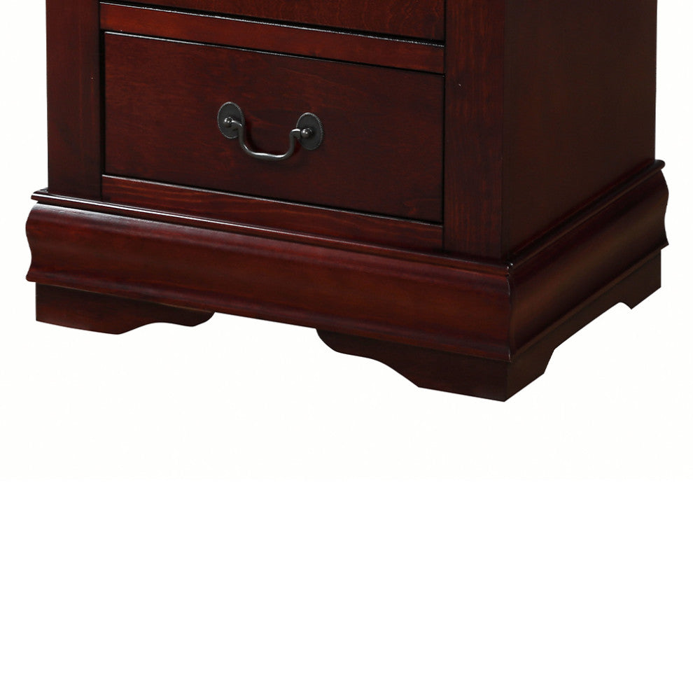 Acme Louis Philippe Nightstand Cherry