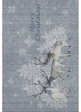 Addison Premium Washable Mayfield AMF213 Gray 3' x 5' Rug