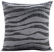 Gray Decorative Pillow Shams 24"x24" Silk, Gray Sand Dunes