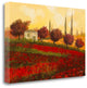 "Papaveri Toscana II" By Guido Borelli, Giclee Print on Gallery Wrap Canvas