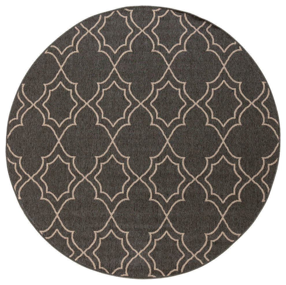 Alfresco Area Rug, 7'3" Round
