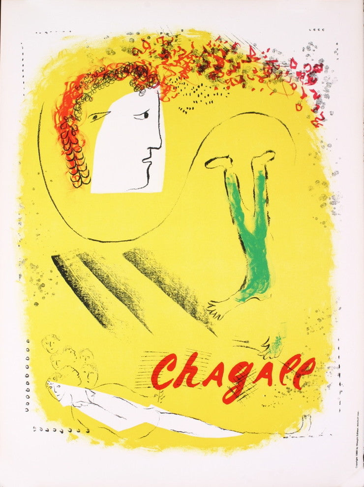 Marc Chagall, The Yellow Background, 1969, Artwork