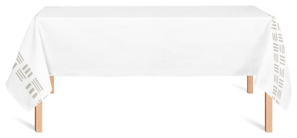 Wicker Border 58x102 Tablecloth