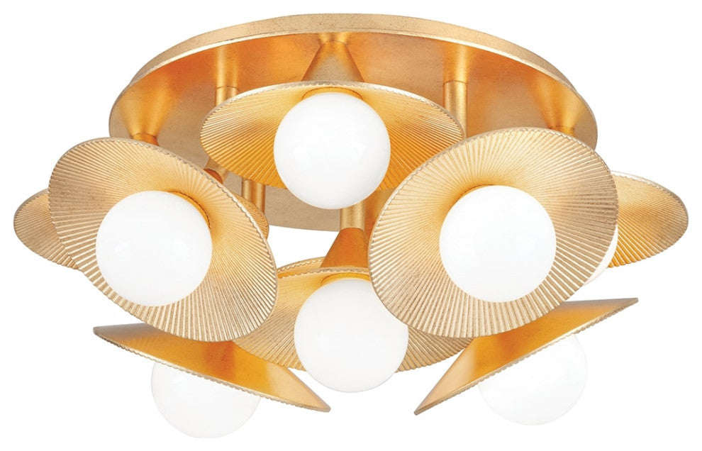 Emerald 9 Light Semi Flush