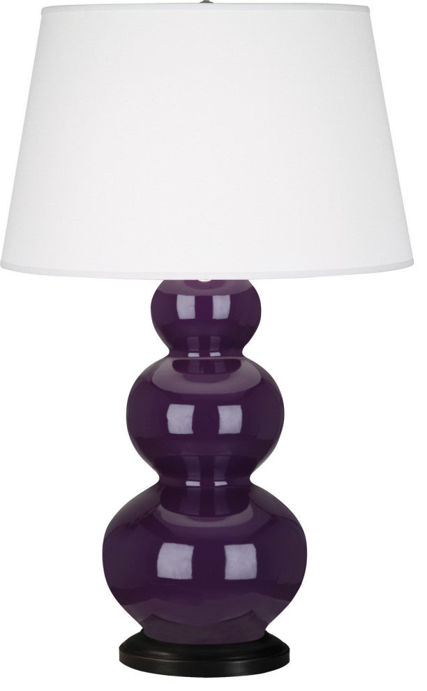 Robert Abbey RA-382X 1-Light Table Lamp, Triple Gourd