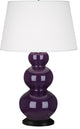 Robert Abbey RA-382X 1-Light Table Lamp, Triple Gourd
