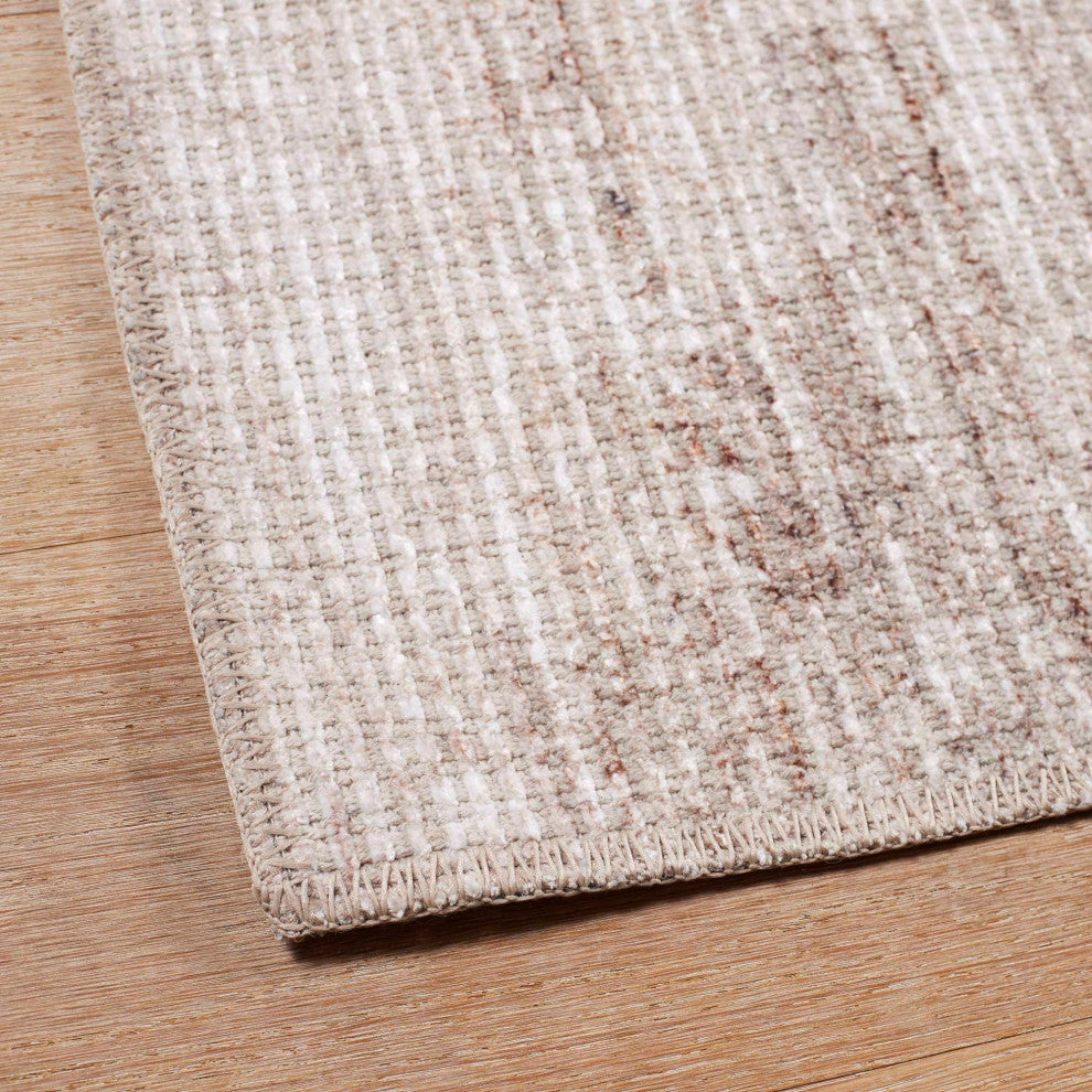 Avalon Diamond Border Area Rug, Natural, 7'6"x9'6"