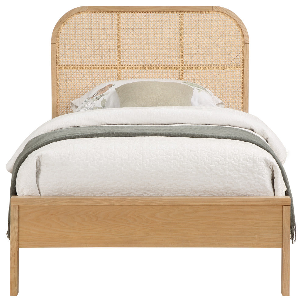 Siena Ash Wood Bed, Natural, Twin