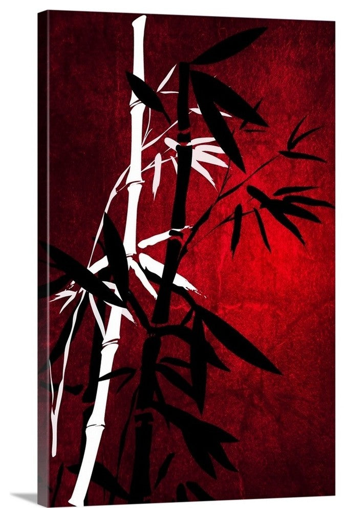 "Bamboo Style" Wrapped Canvas Art Print, 16"x24"x1.5"