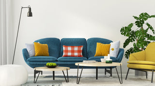 Buffalo Plaid Accent Pillow, Harvest Orange, 14"x20"
