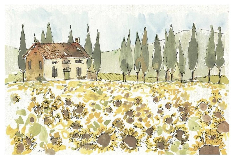 "Tuscan Elegance I" Digital Paper Print by Anne Tavoletti, 26"x18"
