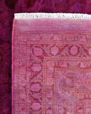 Overdyed, One-of-a-Kind Hand-Knotted Area Rug Pink, 10'2"x13'8"