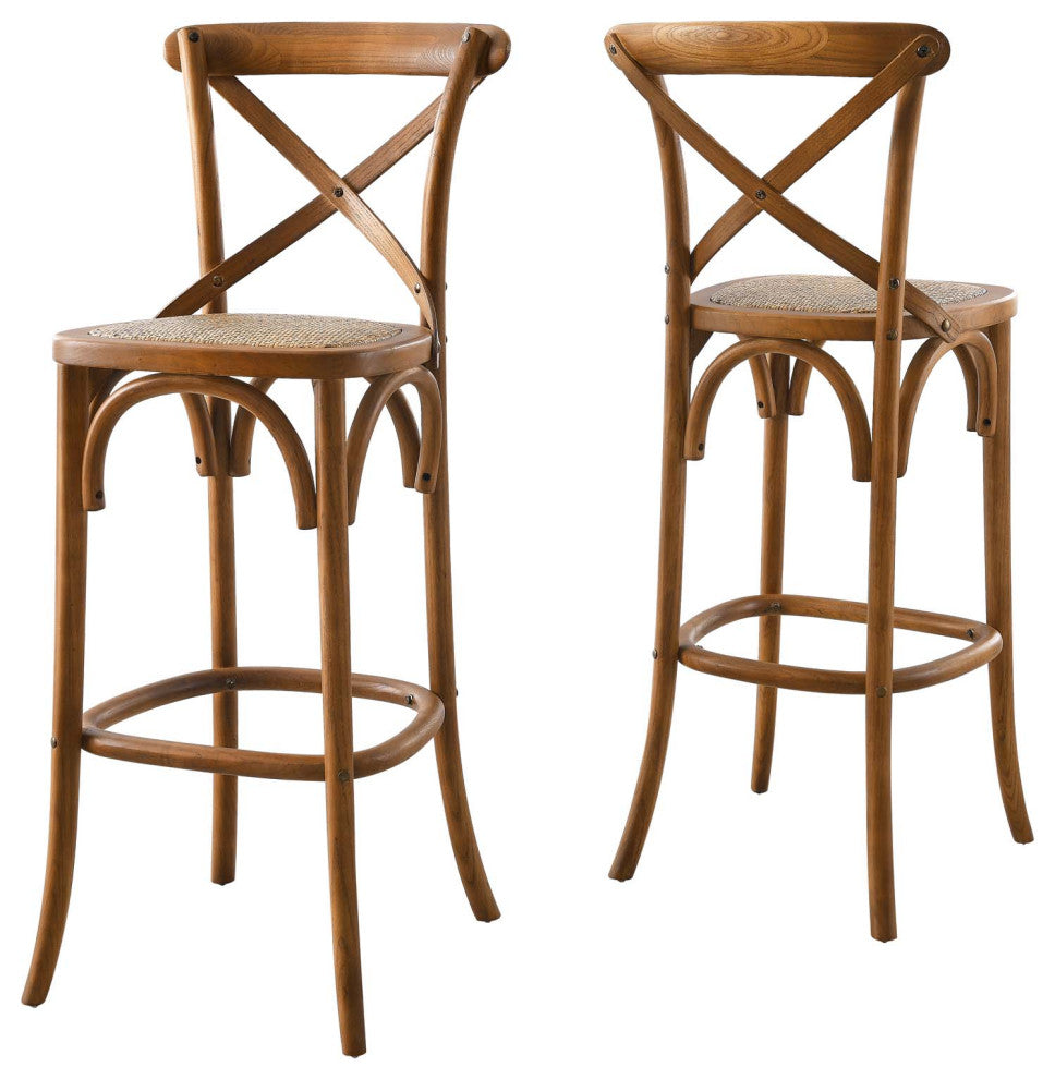 Gear Bar Stool, Walnut