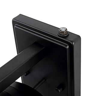 Safavieh Cianna Outdoor Wall Sconce Set of 2 Matte Black