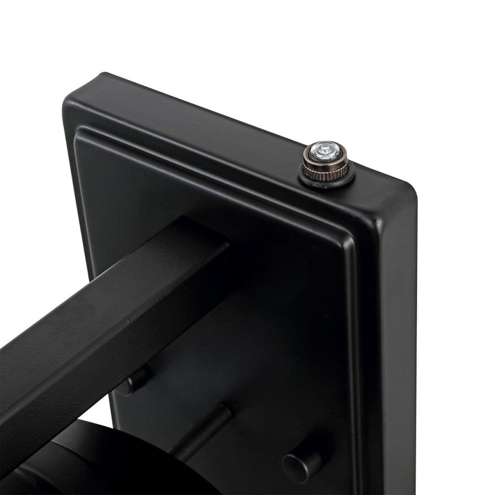 Safavieh Cianna Outdoor Wall Sconce Set of 2 Matte Black