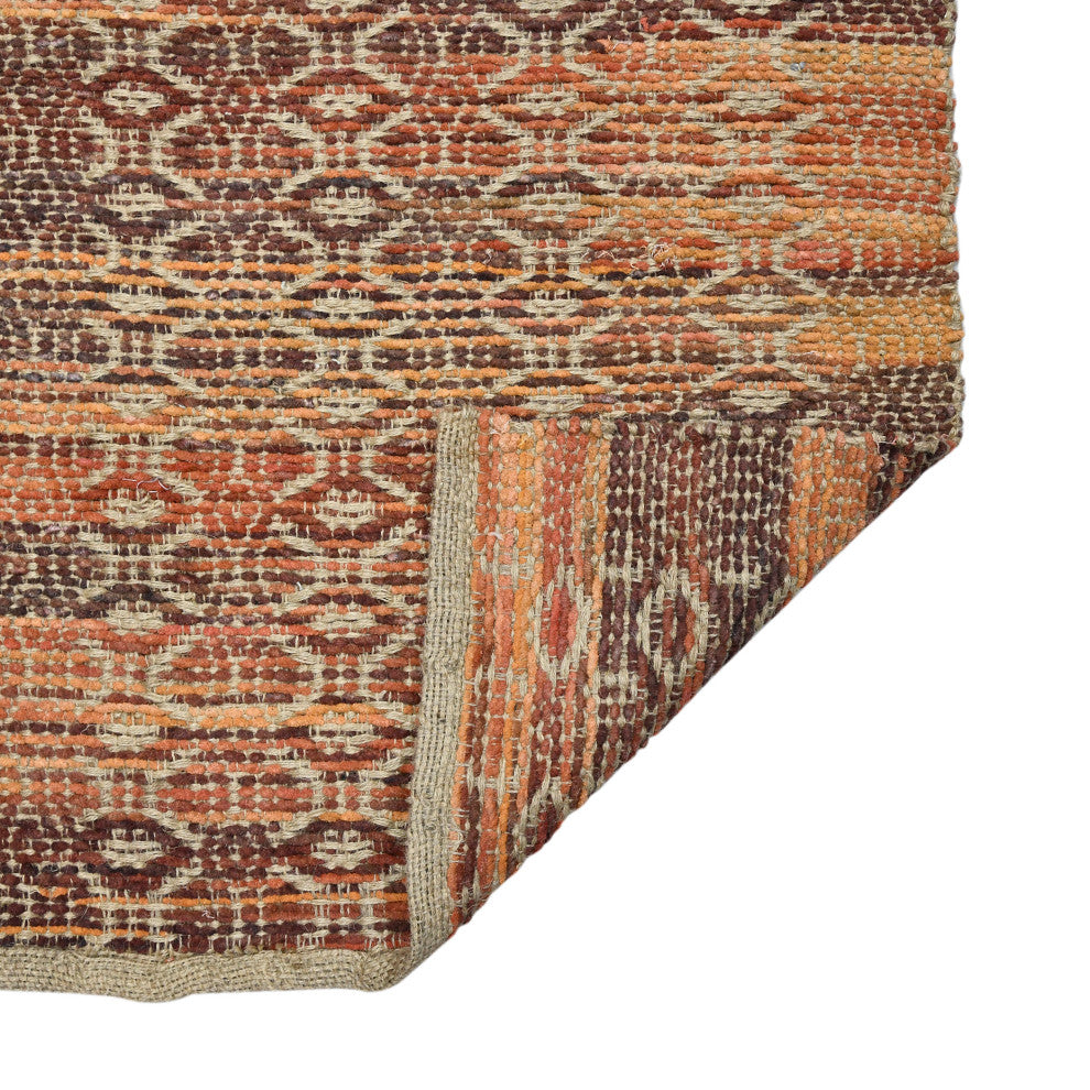 Zola Parquet Area Rug, Red, 2' x 3', Geometric